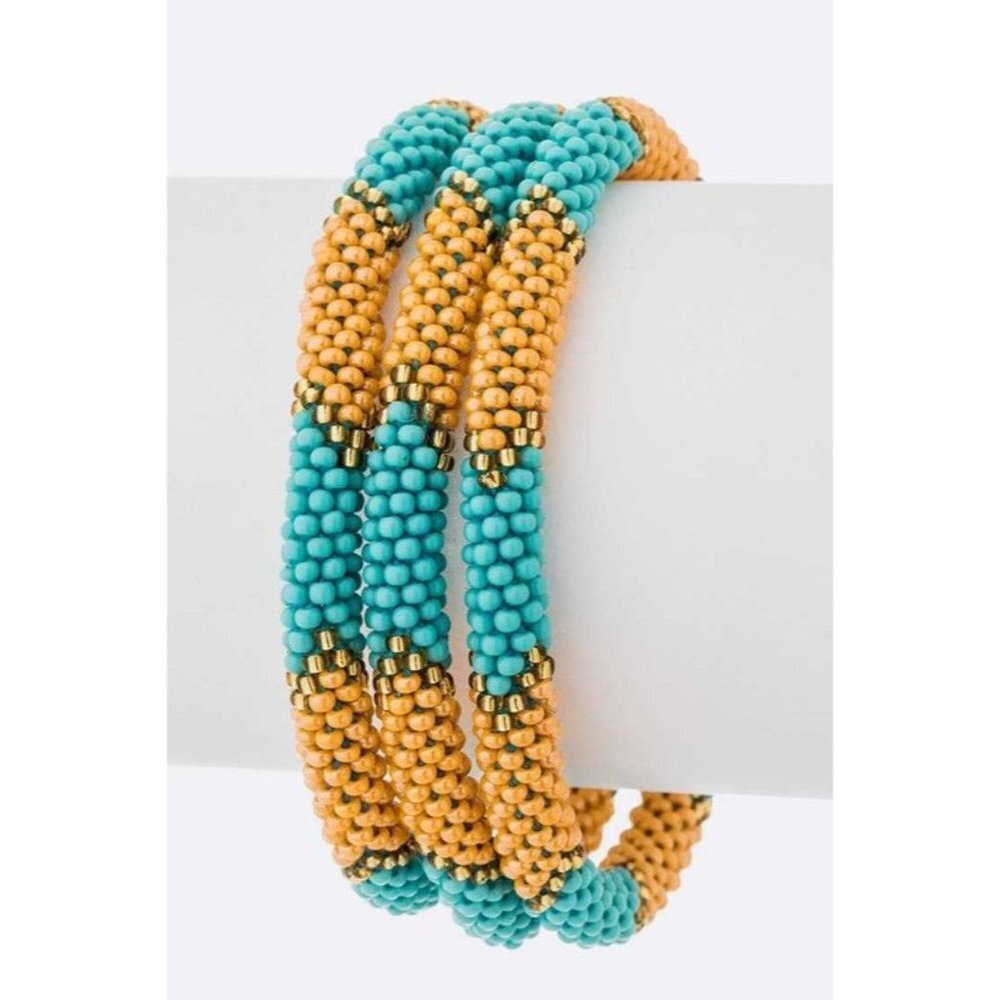 Nepal Roll On Friendship Bracelet Set
